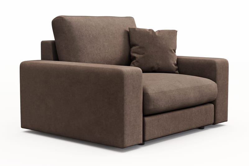 Adelsö by Gynning Dyp Lenestol i stoff - Brun - Møbler - Stoler - Lenestoler