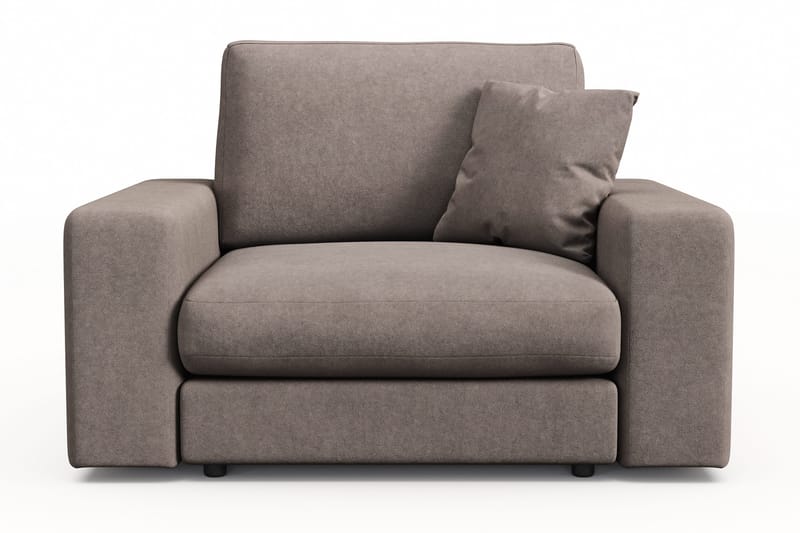 Adelsö by Gynning Dyp Lenestol i stoff, Brun