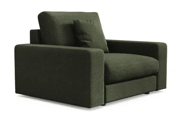 Adelsö by Gynning Dyp Lenestol i stoff - Grön - Møbler - Stoler - Lenestoler