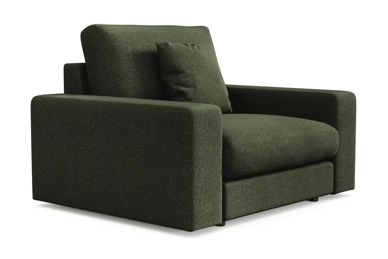 Adelsö by Gynning Dyp Lenestol i stoff - Grön - Møbler - Stoler - Lenestoler