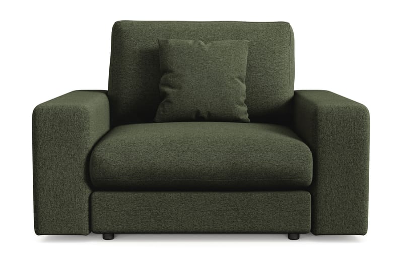 Adelsö by Gynning Dyp Lenestol i stoff, Grön