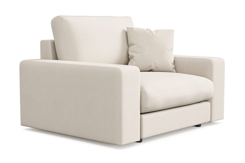 Adelsö by Gynning Dyp Lenestol i stoff - Lys beige - Møbler - Stoler - Lenestoler