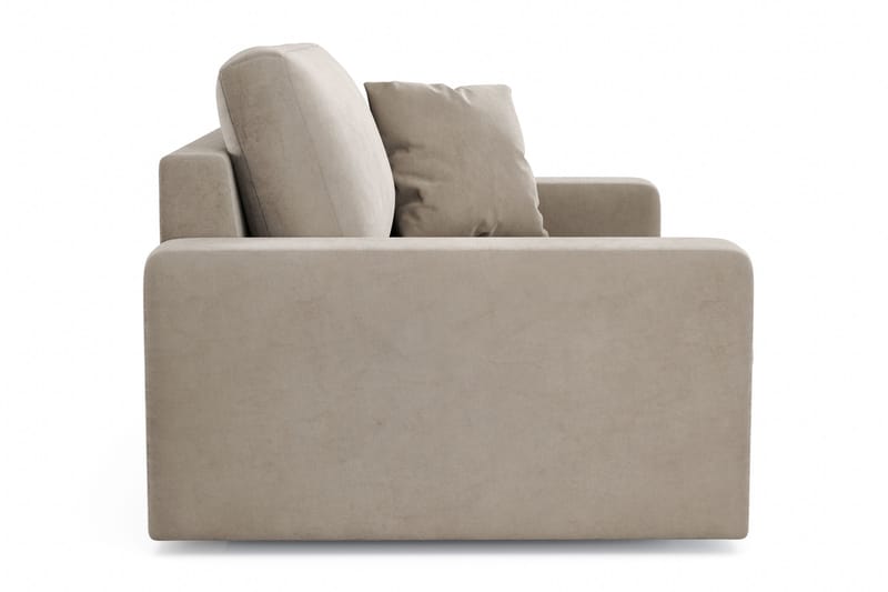 Adelsö by Gynning Stor Dyp Lenestol i fløyel - Beige - Møbler - Stoler - Lenestoler