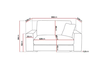Adelsö by Gynning Stor Dyp Lenestol i fløyel - Mørkegrå - Møbler - Stoler - Lenestoler