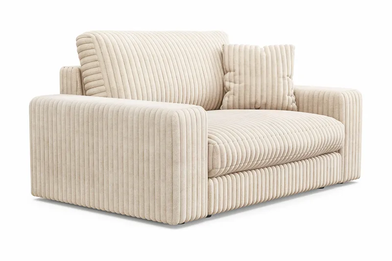 Adelsö by Gynning Stor Dyp Lenestol i Manchester - Beige - Møbler - Stoler - Lenestoler