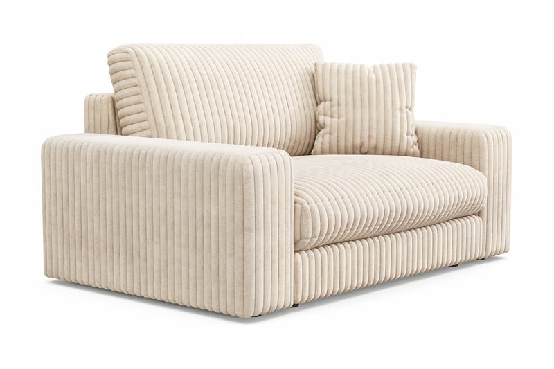 Adelsö by Gynning Stor Dyp Lenestol i Manchester - Beige - Møbler - Stoler - Lenestoler