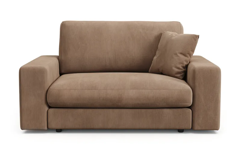 Adelsö by Gynning Stor Dyp Lenestol i Manchester - Brun - Møbler - Stoler - Lenestoler