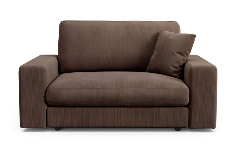 Adelsö by Gynning Stor Dyp Lenestol i Manchester - Brun - Møbler - Stoler - Lenestoler