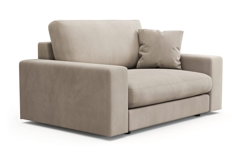 Adelsö by Gynning Stor Dyp Lenestol i Manchester - Greige - Møbler - Stoler - Lenestoler