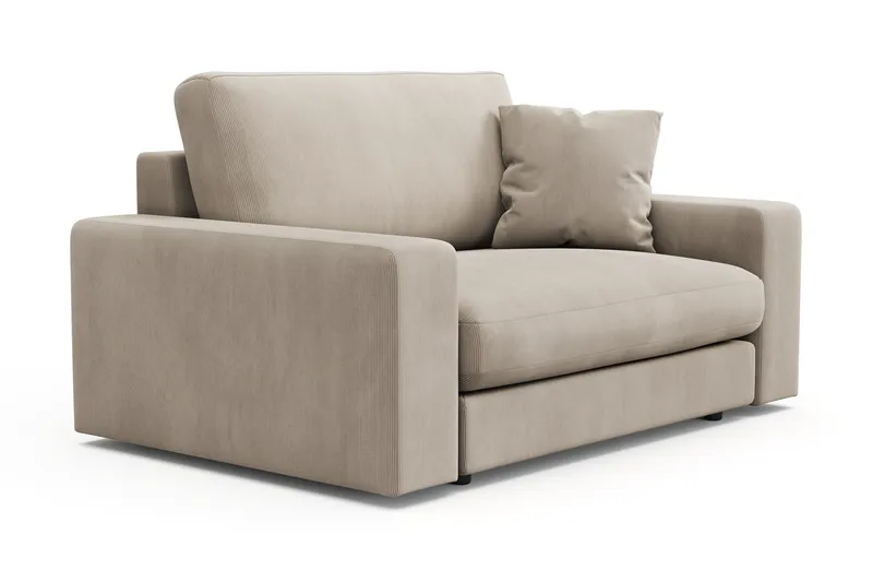 Adelsö by Gynning Stor Dyp Lenestol i Manchester - Greige - Møbler - Stoler - Lenestoler