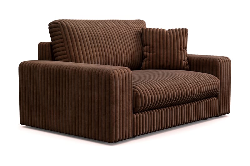 Adelsö by Gynning Stor Dyp Lenestol i Manchester - Mørkebrun - Møbler - Stoler - Lenestoler