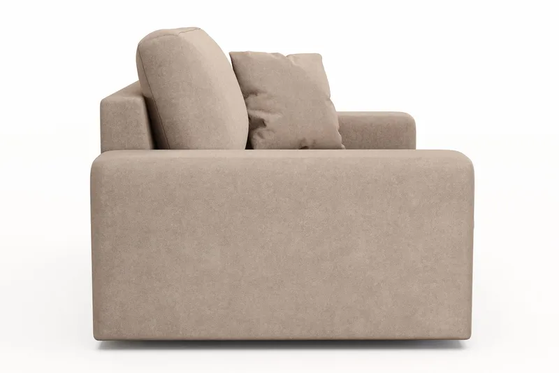 Adelsö by Gynning Stor Dyp Lenestol i stoff - Beige - Møbler - Stoler - Lenestoler