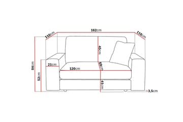 Adelsö by Gynning Stor Dyp Lenestol i stoff - Beige - Møbler - Stoler - Lenestoler