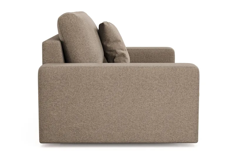 Adelsö by Gynning Stor Dyp Lenestol i stoff - Brun - Møbler - Stoler - Lenestoler