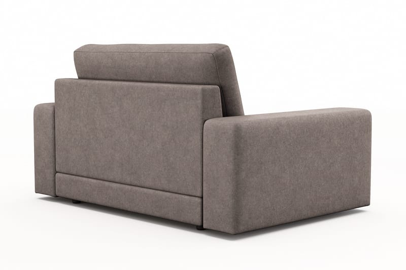 Adelsö by Gynning Stor Dyp Lenestol i stoff - Brun - Møbler - Stoler - Lenestoler