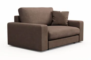 Adelsö by Gynning Stor Dyp Lenestol i stoff - Brun - Møbler - Stoler - Lenestoler