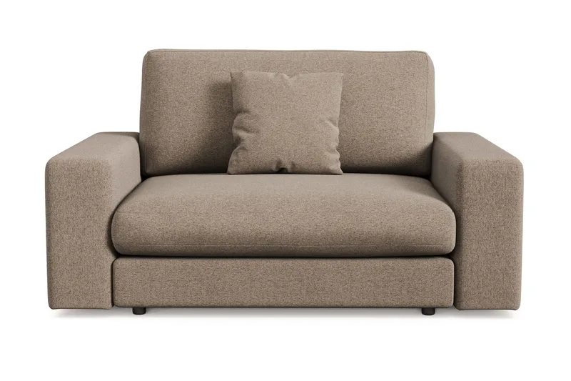 Adelsö by Gynning Stor Dyp Lenestol i stoff, Brun