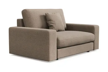 Adelsö by Gynning Stor Dyp Lenestol i stoff - Brun - Møbler - Stoler - Lenestoler