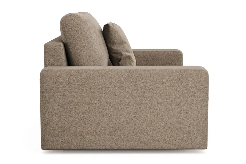 Adelsö by Gynning Stor Dyp Lenestol i stoff - Brun - Møbler - Stoler - Lenestoler