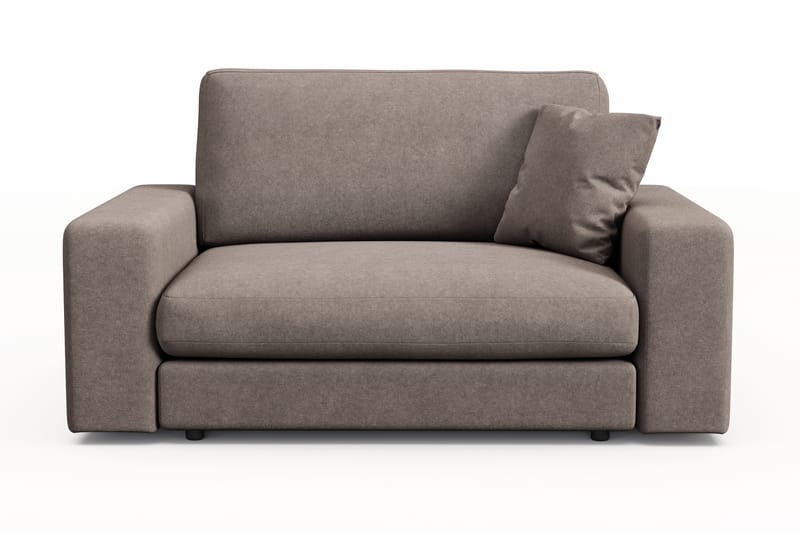 Adelsö by Gynning Stor Dyp Lenestol i stoff - Brun - Møbler - Stoler - Lenestoler