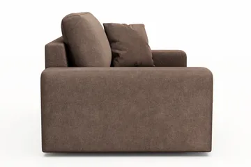 Adelsö by Gynning Stor Dyp Lenestol i stoff - Brun - Møbler - Stoler - Lenestoler