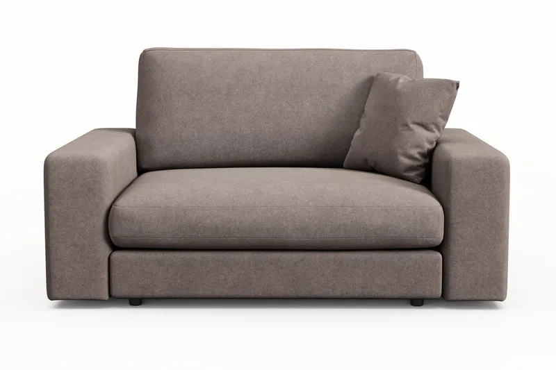 Adelsö by Gynning Stor Dyp Lenestol i stoff, Brun