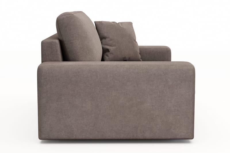 Adelsö by Gynning Stor Dyp Lenestol i stoff - Brun - Møbler - Stoler - Lenestoler