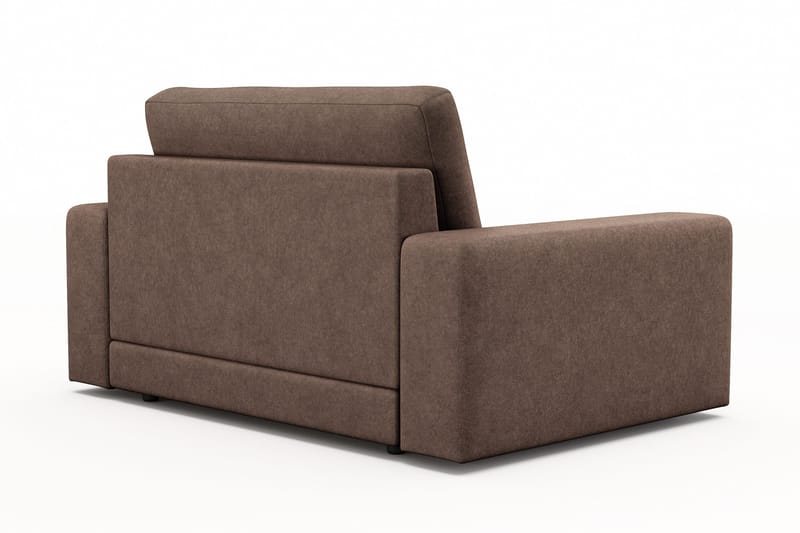 Adelsö by Gynning Stor Dyp Lenestol i stoff - Brun - Møbler - Stoler - Lenestoler