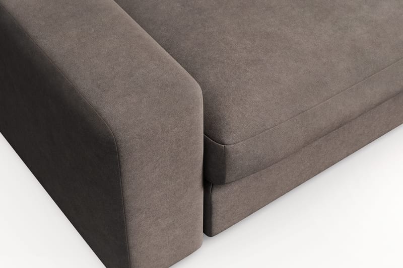 Adelsö by Gynning Stor Dyp Lenestol i stoff - Brun - Møbler - Stoler - Lenestoler