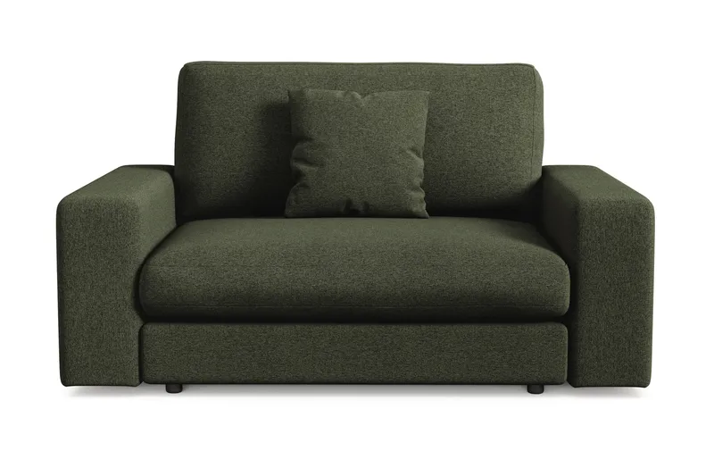 Adelsö by Gynning Stor Dyp Lenestol i stoff, Grön