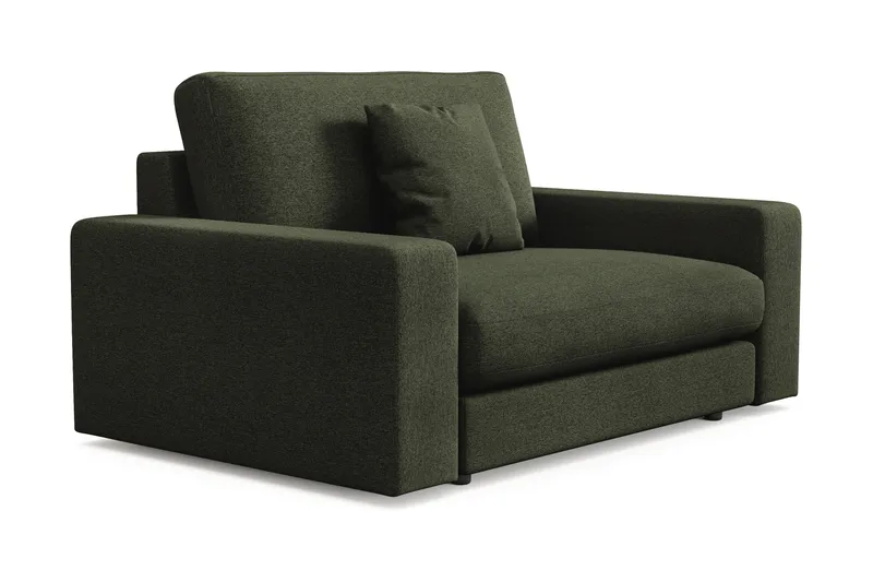 Adelsö by Gynning Stor Dyp Lenestol i stoff - Grön - Møbler - Stoler - Lenestoler