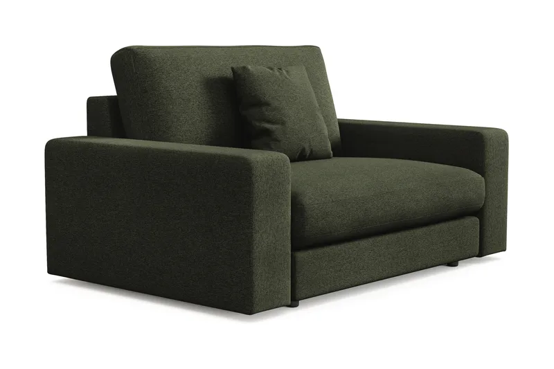 Adelsö by Gynning Stor Dyp Lenestol i stoff - Grön - Møbler - Stoler - Lenestoler