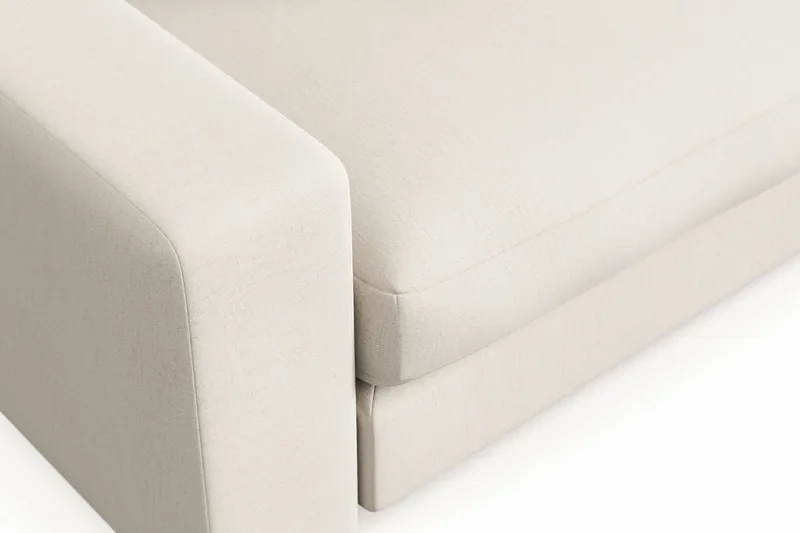 Adelsö by Gynning Stor Dyp Lenestol i stoff - Lys beige - Møbler - Stoler - Lenestoler