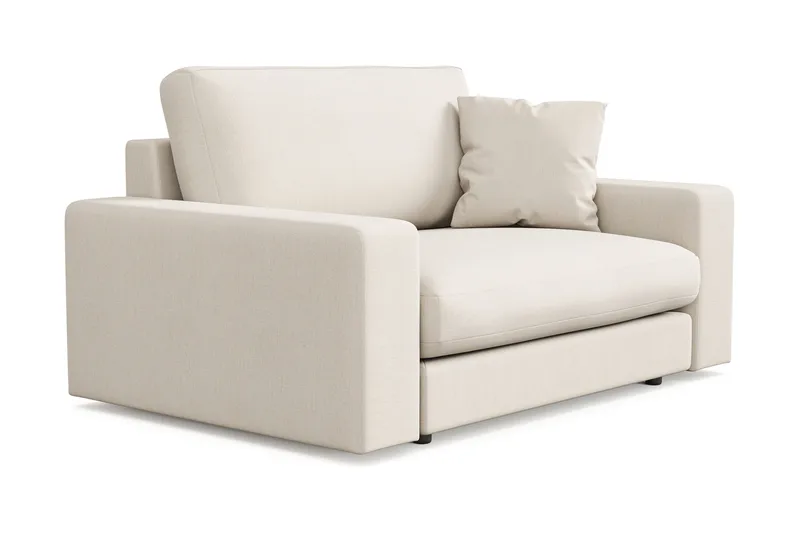 Adelsö by Gynning Stor Dyp Lenestol i stoff - Lys beige - Møbler - Stoler - Lenestoler