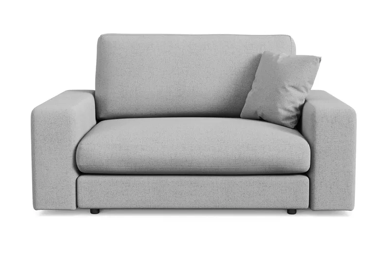 Adelsö by Gynning Stor Dyp Lenestol i stoff, Lysegrå