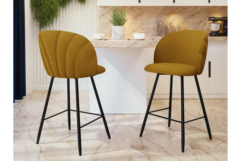 Aikka Barstol 105 cm - Gul - Møbler - Stoler - Barstol