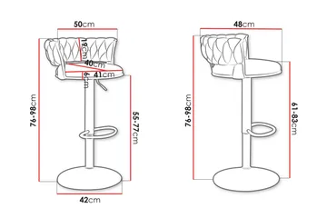 Aikka Barstol 98 cm - Svart - Møbler - Stoler - Barstol
