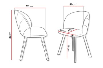 Akitomo Spisestol - Beige - Møbler - Stoler - Spisestuestoler & kjøkkenstoler