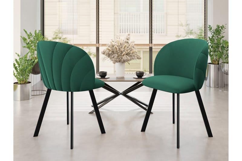 Akitomo Spisestol - Grønn - Møbler - Stoler - Spisestuestoler & kjøkkenstoler