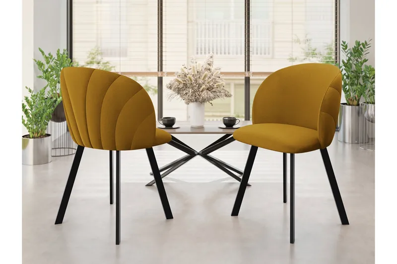 Akitomo Spisestol - Gul - Møbler - Stoler - Spisestuestoler & kjøkkenstoler