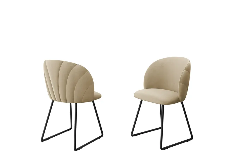 Akitomo Spisestol i Stoff, Beige