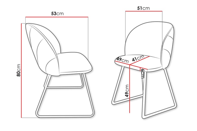 Akitomo Spisestol - Lysegrå - Møbler - Stoler - Spisestuestoler & kjøkkenstoler