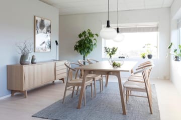 Almach Lenestol - Hvit - Møbler - Stoler - Spisestuestoler & kjøkkenstoler