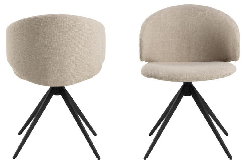 Alrakis Spisestol - Beige - Møbler - Stoler - Spisestuestoler & kjøkkenstoler