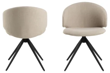 Alrakis Spisestol - Beige - Møbler - Stoler - Spisestuestoler & kjøkkenstoler