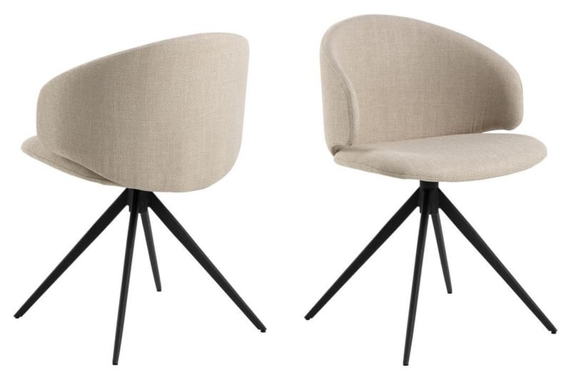 Alrakis Spisestol - Beige - Møbler - Stoler - Spisestuestoler & kjøkkenstoler