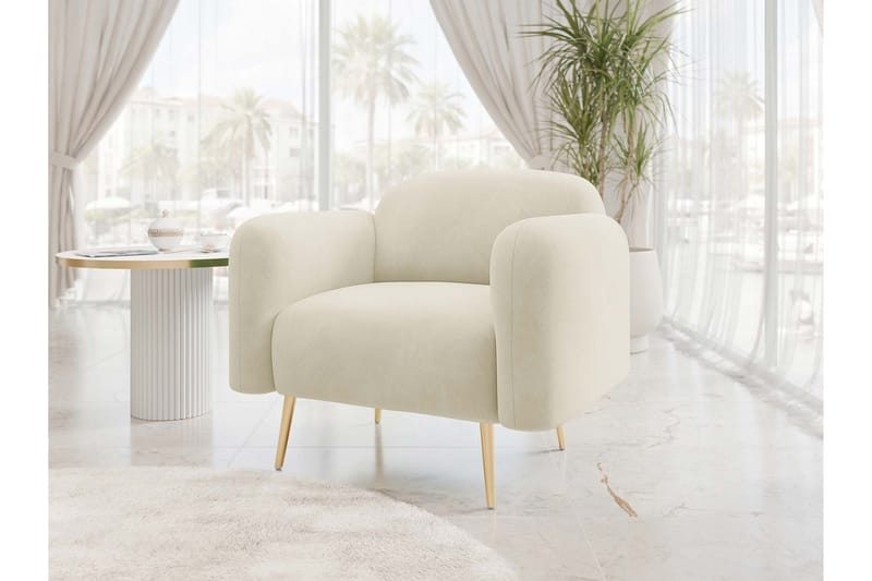 Alros Lenestol - Beige - Møbler - Stoler - Lenestoler