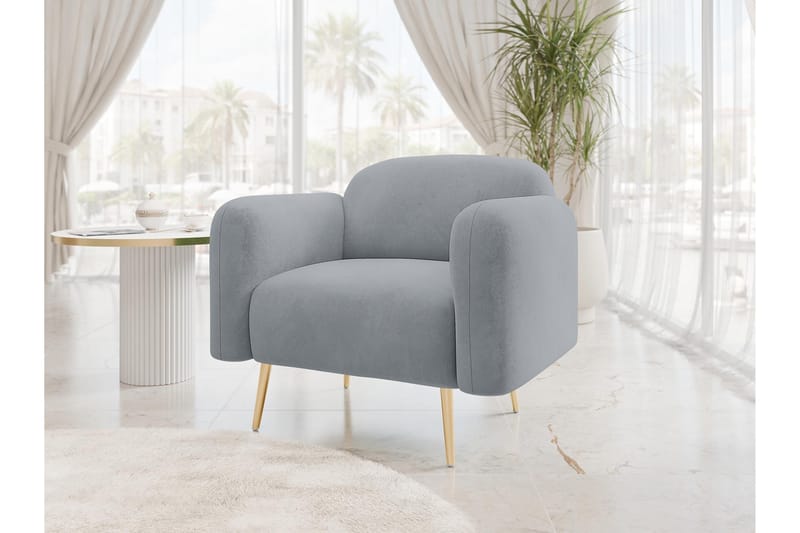 Alros Lenestol - Grå - Møbler - Stoler - Lenestoler