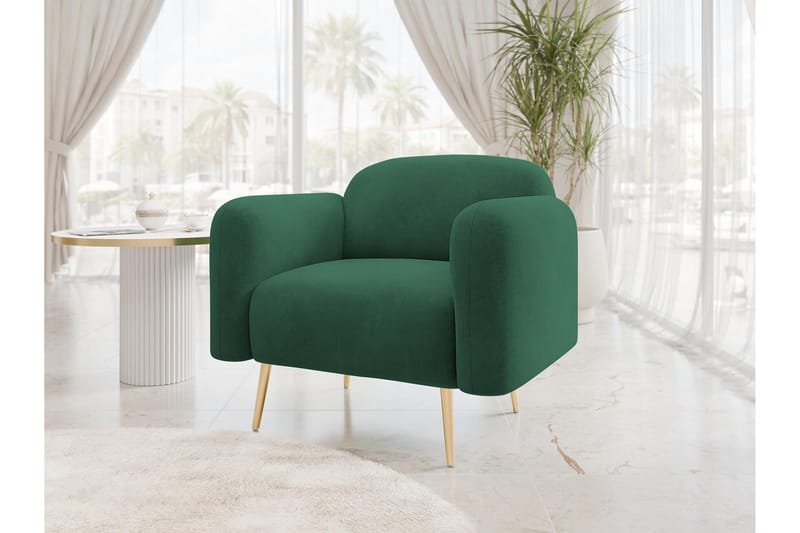 Alros Lenestol - Grønn - Møbler - Stoler - Lenestoler