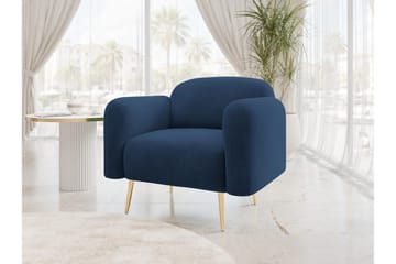 Alros Lenestol - Marineblå - Møbler - Stoler - Lenestoler